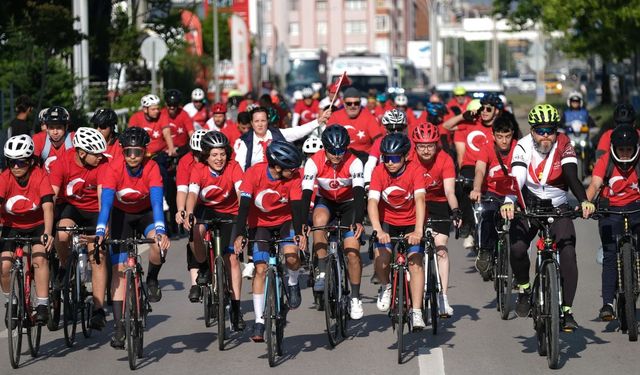 Pedallar 19 Mayıs ruhu ile çevrildi