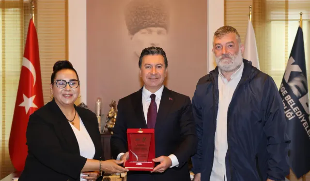Serap Ülkü Özdemir'den Muğla Büyükşehir Belediye Başkanı Ahmet Aras'a ziyaret
