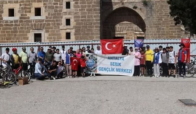 Serik'te pedallar gençlik için döndü!