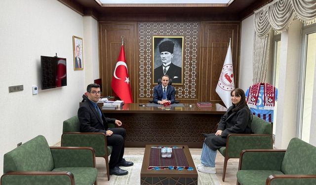 Sosyal Güvenlik Haftasında Kaymakam Memiş’e ziyaret