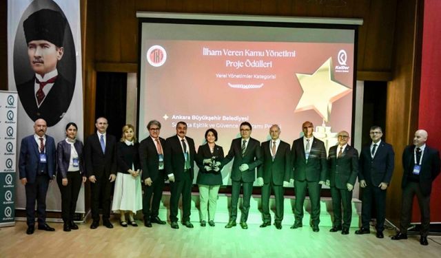 Türkiye Kalite Derneği'nden Ankara Büyükşehir Belediyesi'ne ödül