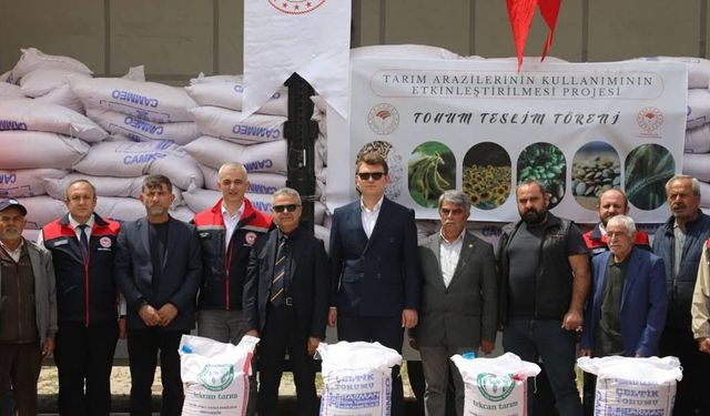 Üreticiye 51 ton sertifikalı çeltik tohumu dağıtıldı