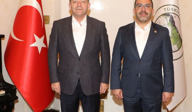 AK Parti Kars Milletvekili Adem Çalkın'dan Vali Ziya Polat’a ziyaret