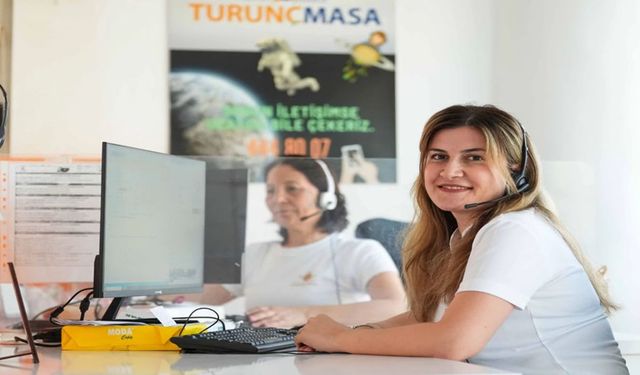 Antalya Muratpaşa'da Turunç Masa 21 bin 478 çağrı yanıtladı