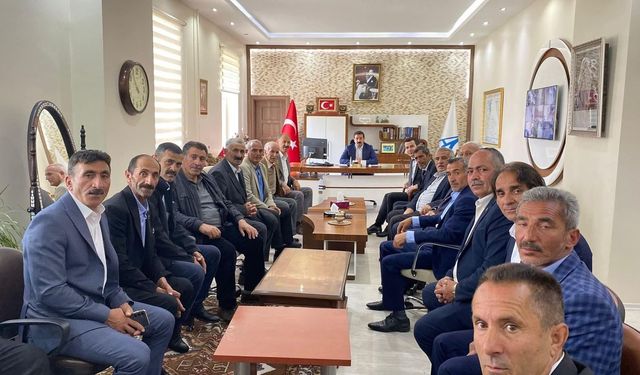 Arpaçay’da muhtarlarla bayramlaşma buluşması gerçekleştirildi