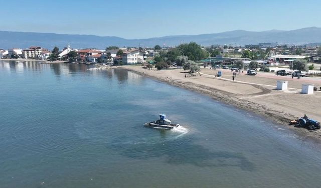 Bursa plajları sezona hazır hale geliyor