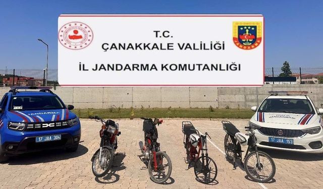 Çanakkale'de trafik magandaları jandarmadan kaçamadı