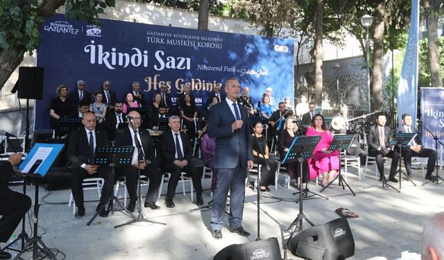 Gaziantep'te İkindi Sazı ile türküler yeniden yankılandı