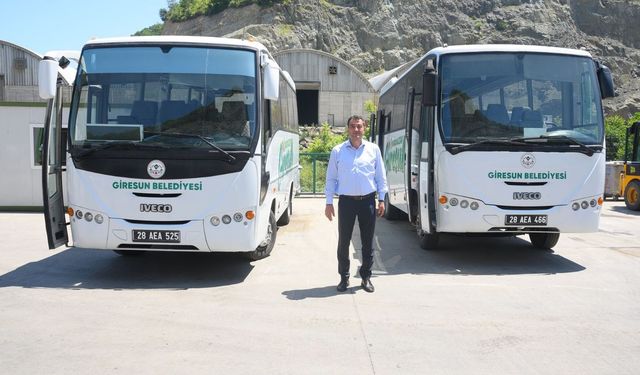 Giresun Belediyesi araç filosu büyüyor