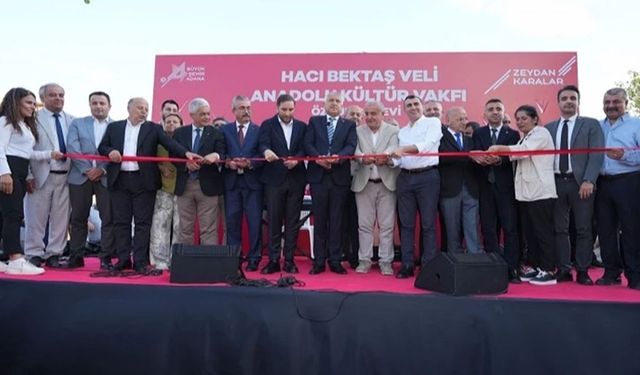 Hacıbektaş Veli Anadolu Kültür Vakfı Özgür Cemevi açıldı