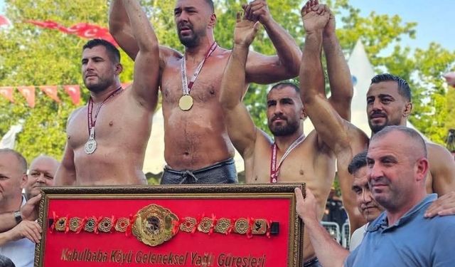 Kabulbaba’da Güreş coşkusu: Ali Gürbüz başpehlivan oldu