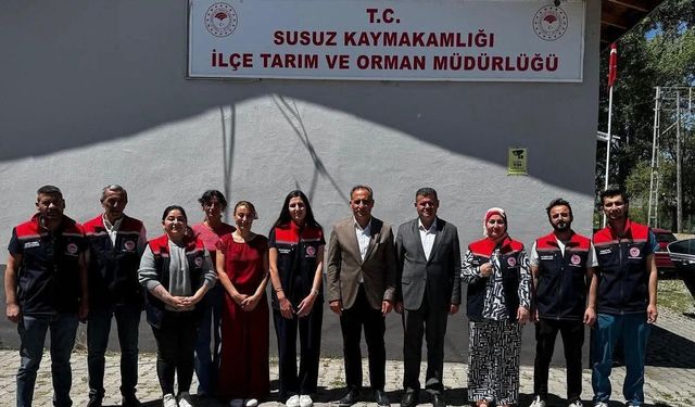 Kars Tarım ve Orman İl Müdürü Enver Aydın’dan Susuz İlçe Müdürlüğü’ne ziyaret