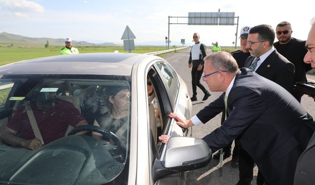 Kars Valisi Polat ve Milletvekili Çalkın'dan sürücülere bayramda trafik uyarısı