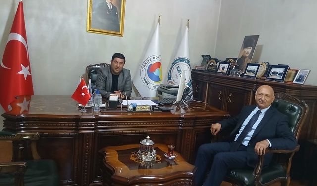 Kars’ın ekonomik geleceği görüşüldü: Settar Kaya’dan KTSO Başkanı Kadir Bozan’a ziyaret