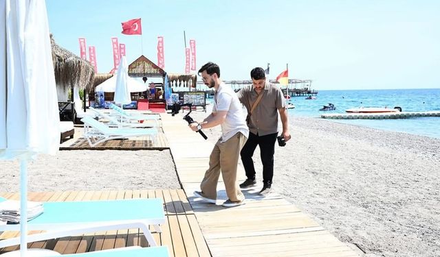 Kemer tanıtım çekimleri devam ediyor