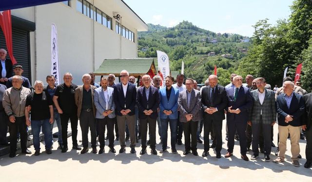 Rize'de modern mezbahane açılışı yapıldı