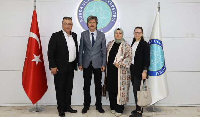 TDED Bursa Şubesinden Uludağ Üniversitesi rektörü Yılmaz'a ziyaret