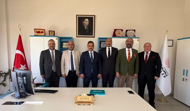 TİMBİR heyeti Sivas’ta; İl Dernekler Müdürü Başkal’a ziyaret