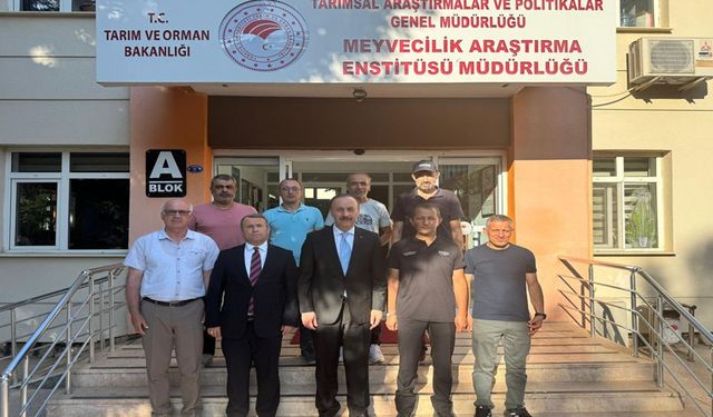 Vali Erin'den Eğirdir Meyvecilik Araştırma Enstitüsü’ne ziyaret