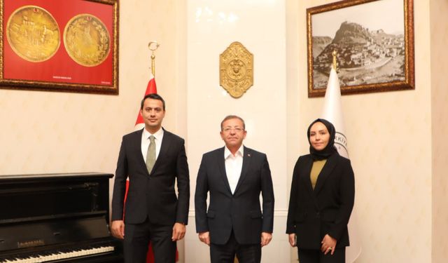 Vali Ziya Polat, Atama Kararnamesi ile Kars’a atanan idarecileri makamında kabul etti