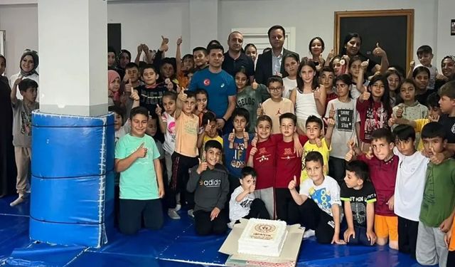 Zafer Mahallesi’nde Güreşe moral ziyareti