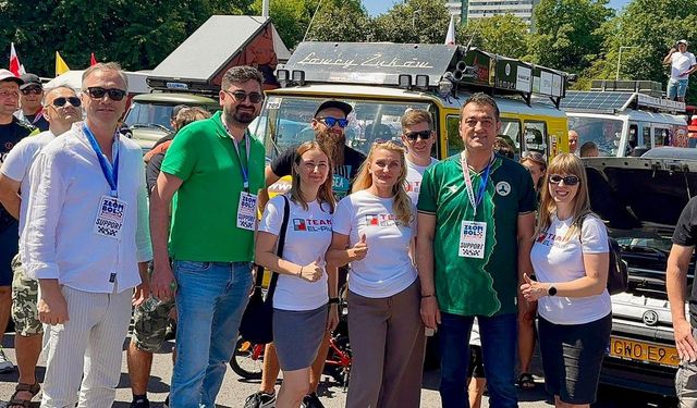 850 Araçlık Zlombol Rallisi Polonya'dan Giresun'a yola çıktı