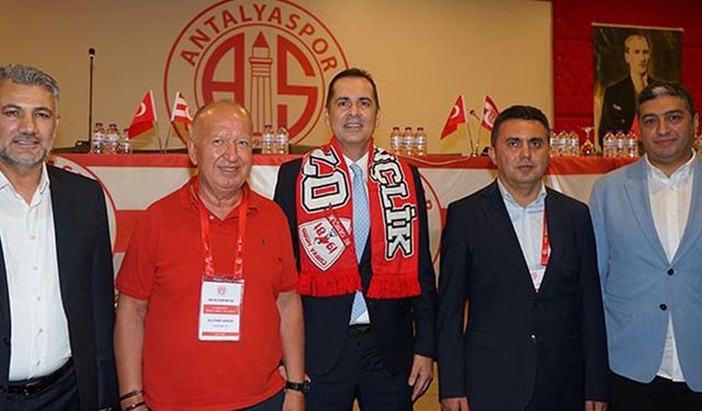 Antalyaspor’da yeni dönem: Rıza Perçin başkan!