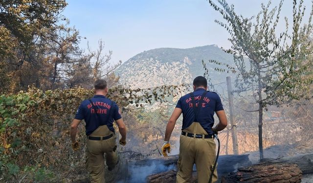 Balıkesir’den Bursa’ya yangınla mücadelede tam destek