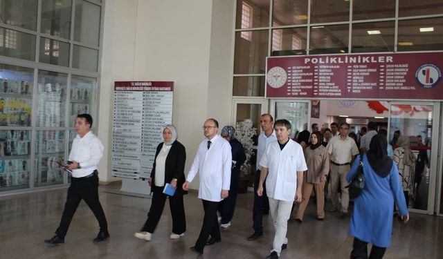 Başhekim Varol'dan saha odaklı mesai