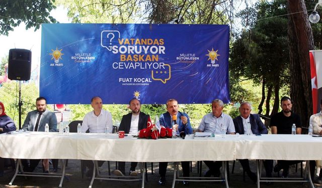 Başkan Koçal: “Vakfıkebir’e hizmet için gece gündüz çalışıyoruz”