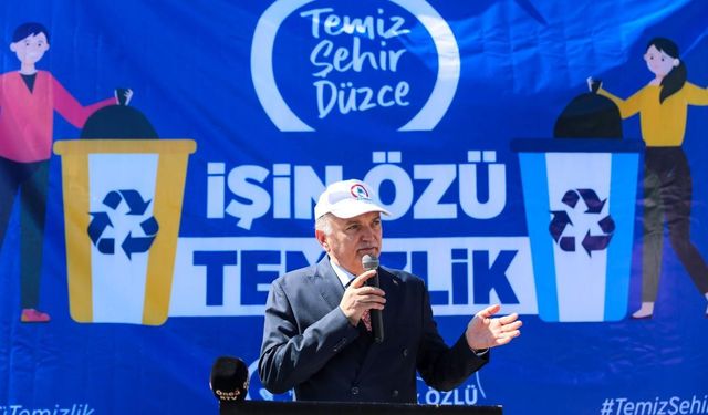 Düzce Belediyesi'nden temizlik kampanyası