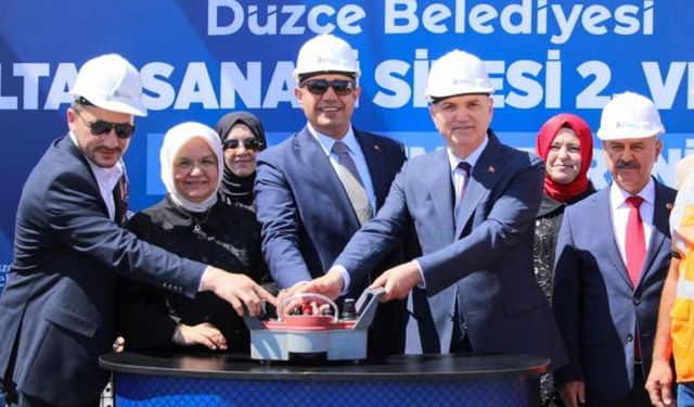 Düzce’de BELTAŞ Sanayi Sitesi”nin 2. ve 3. etap temeli atıldı