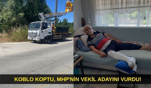Elektrik kablosu koptu, MHP’nin vekil adayını vurdu