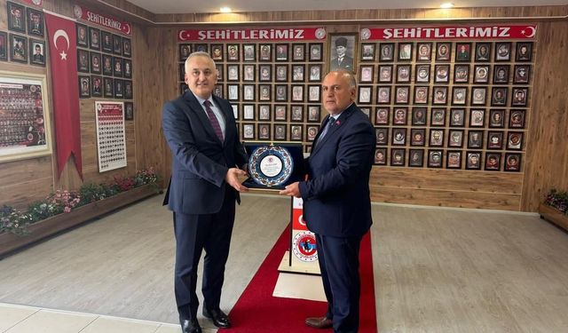 Genel Müdür Yardımcısı Ahmet Türköz'den Kars Şehit ve Gaziler Derneği’ne ziyaret
