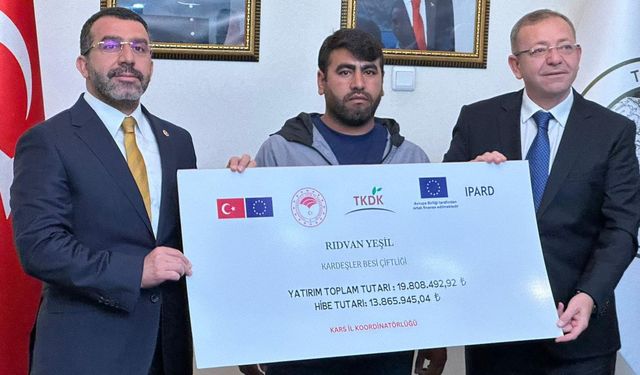 Kars’ta kırmızı et üreticilerine 113 Milyon TL hibe desteği