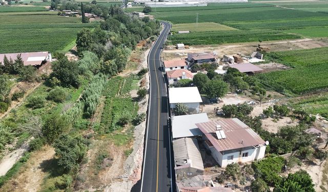 Milas kırsalındaki 80 milyonluk yol yatırımı tamamlandı