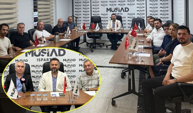 MÜSİAD Isparta şubesi'nden SDÜ ile ekonomi sohbeti