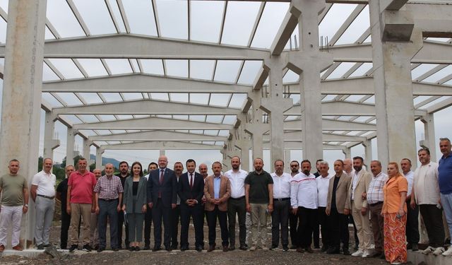 MÜSİAD Trabzon Şube Başkanı İskenderoğlu’ndan Vakfıkebir Organize Sanayi Bölgesine ziyaret