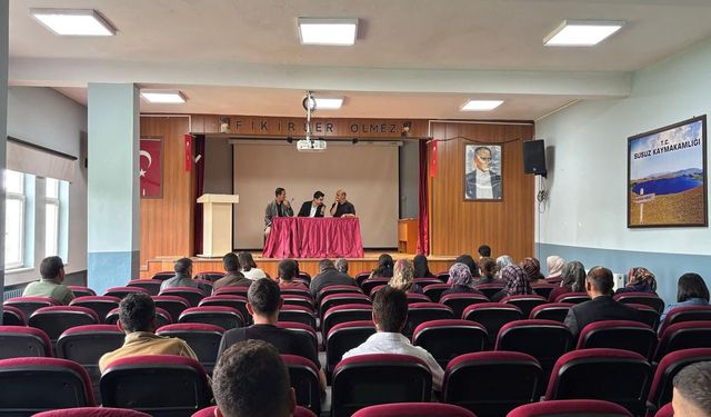 Susuz Kaymakamı Muhammed Emin Tutal, İUP personeliyle bir araya geldi