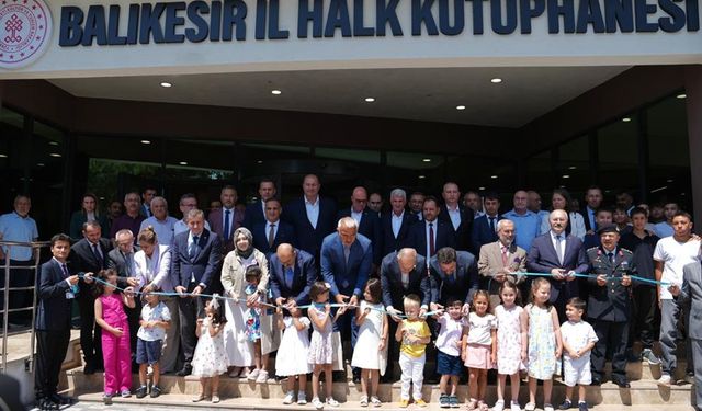 Üreten Kütüphane Balıkesir'de Açıldı