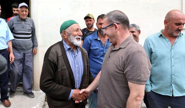 Vali Ziya Polat, Eşmeyazı Köyü’nde vatandaşlarla buluştu