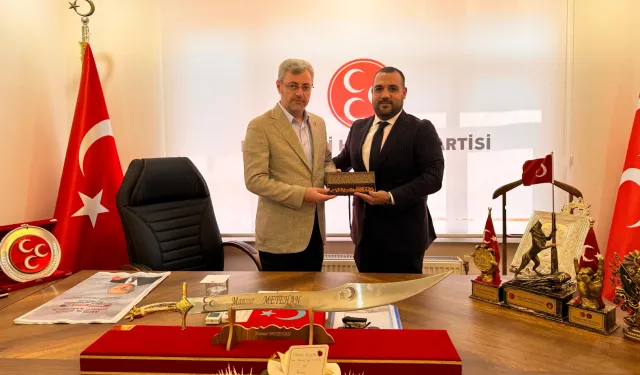 Milliyetçi iş insanı Şahinkanat’tan Başkan Metehan’a ziyaret