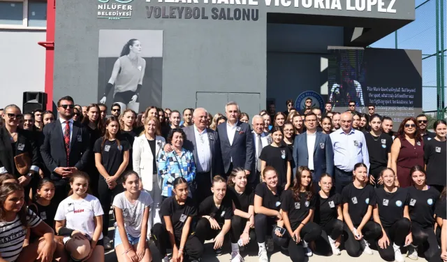 Nilüfer'de voleybolcu Lopez vefatının yıl dönümünde anıldı