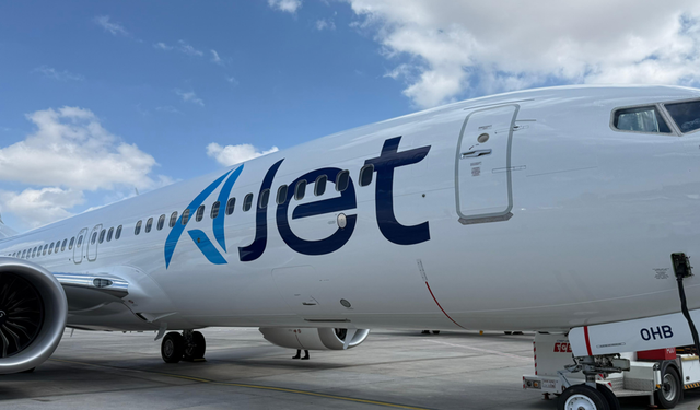 AJet’in 2. yeni uçağı İstanbul’a geldi