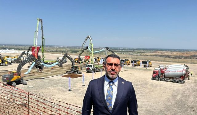 AK Parti Kars Milletvekili Adem Çalkın: "Kars-Iğdır-Aralık-Dilucu Hızlı Demiryolu Hattı bir hayal olmaktan çıkıyor"