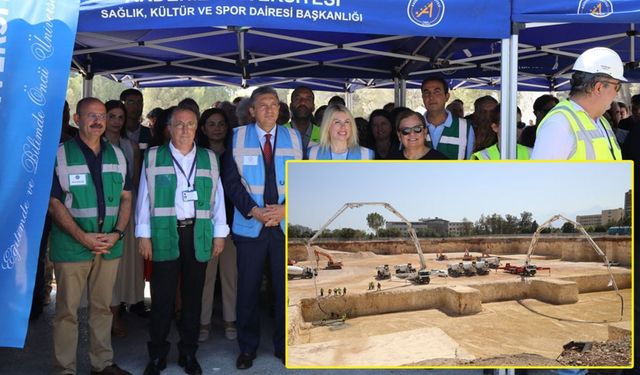 Akdeniz Üniversitesi'nin yeni hastane binasının temeli atıldı