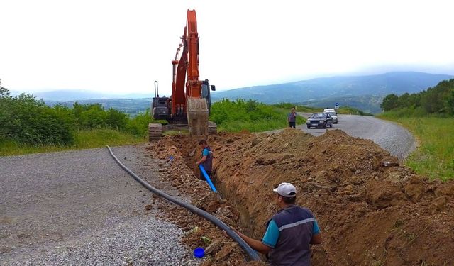 Balıkesir Belediye'si Kepsut’un Mehmetler Mahallesi’ni şebeke suyuna kavuşturdu
