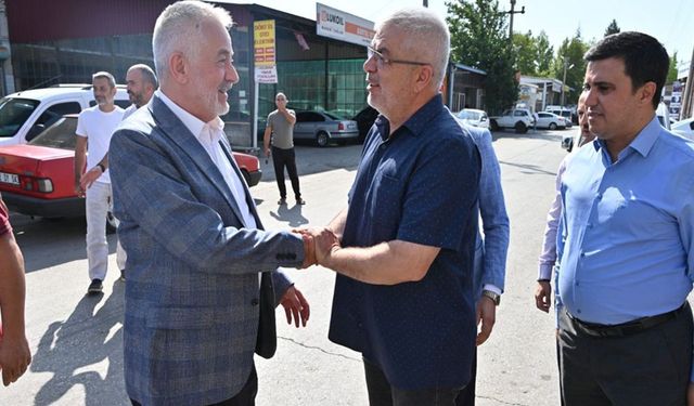 Başkan Başdeğirmen yeni Sanayi Sitesi’nde