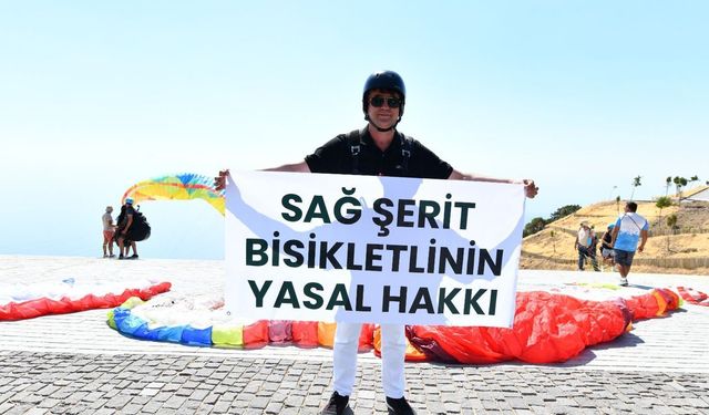 Bisiklet farkındalığı için anlamlı çağrı