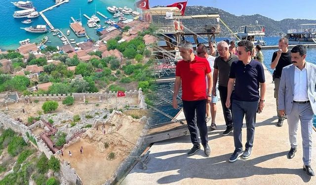 Demre’de tekne yanaşma yeri hizmete açıldı